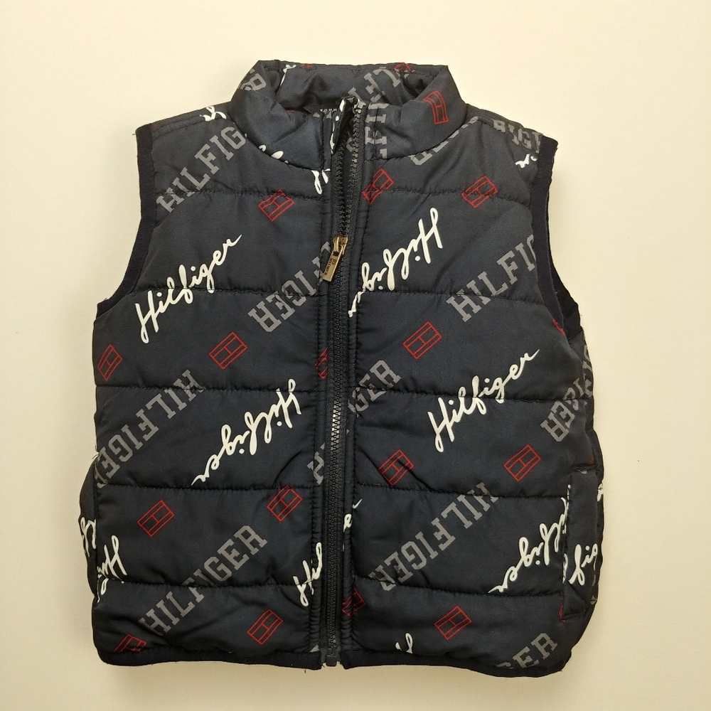 Tommy Hilfiger Puffer Logo Vest 6-9 Months